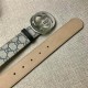 Gucci GG Supreme belt with G buckle 35/38mm High