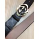 Gucci GG Supreme belt with G buckle Gold High