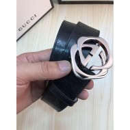 Gucci GG Supreme belt with G buckle Silver High