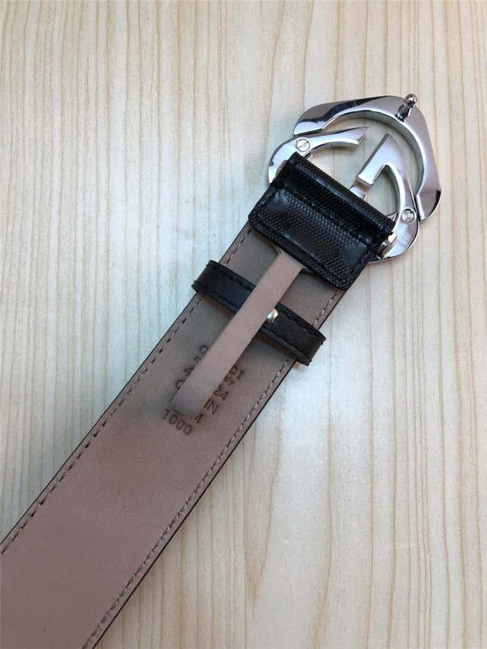 Gucci GG Supreme belt with G buckle Silver High