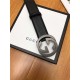 Gucci Leather belt with interlocking G buckle 40mm High