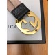 Gucci Leather belt with interlocking G buckle 40mm High