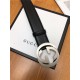 Gucci Leather belt with interlocking G buckle 40mm High