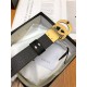 Gucci Reversible belt with Double G buckle 38mm Anti-Gold High