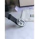 Gucci Leather belt with interlocking G buckle 38mm High