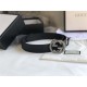 Gucci Leather belt with interlocking G buckle 38mm High