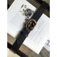 Gucci Leather belt with interlocking G buckle 38mm High