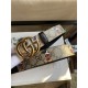 Gucci GG belt with Double G buckle 35mm Mickey High