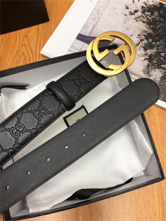 Gucci Signature belt with G buckle 38mm High