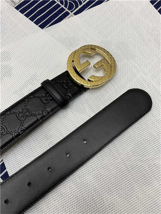 Gucci Signature belt with G buckle 38mm High