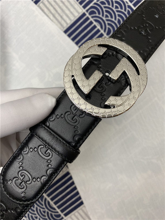 Gucci Signature belt with G buckle 38mm High