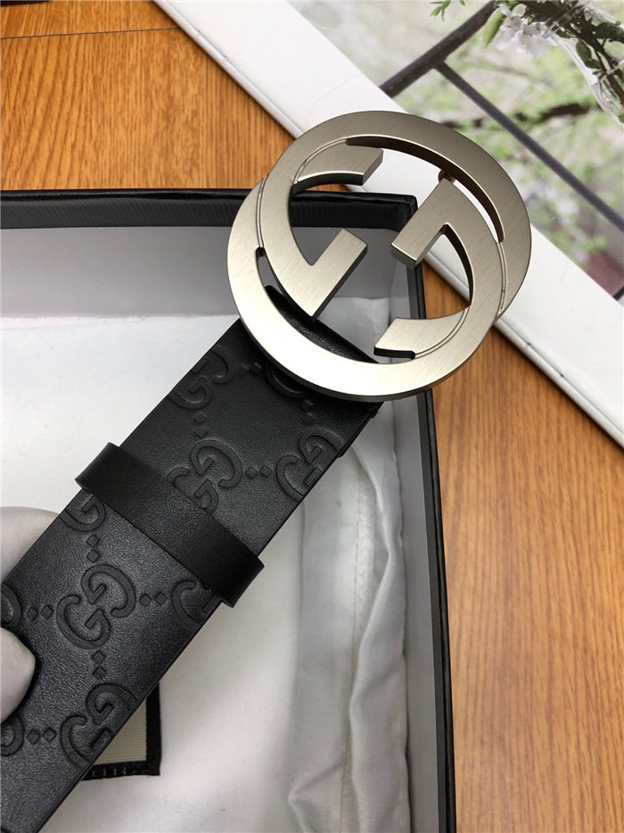 Gucci Signature belt with G buckle 38mm High