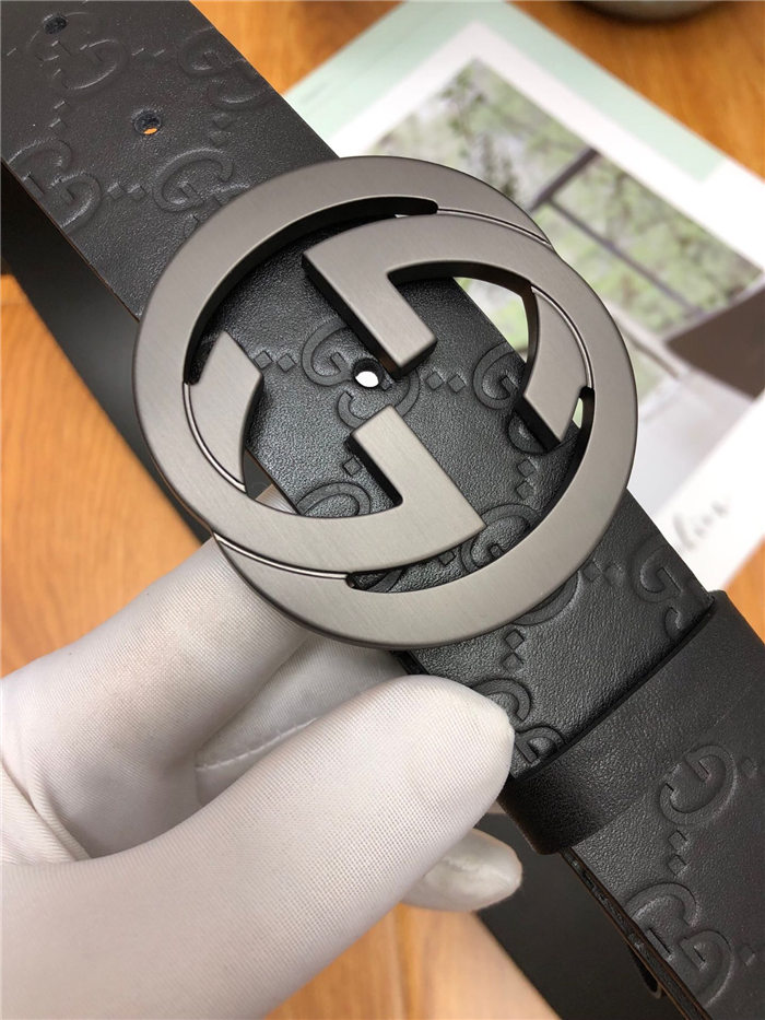 Gucci Signature belt with G buckle 38mm High