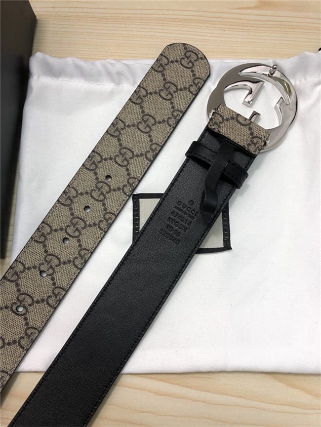 Gucci GG Supreme belt with G buckle 38mm High