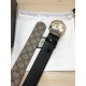 Gucci GG Supreme belt with G buckle 38mm High