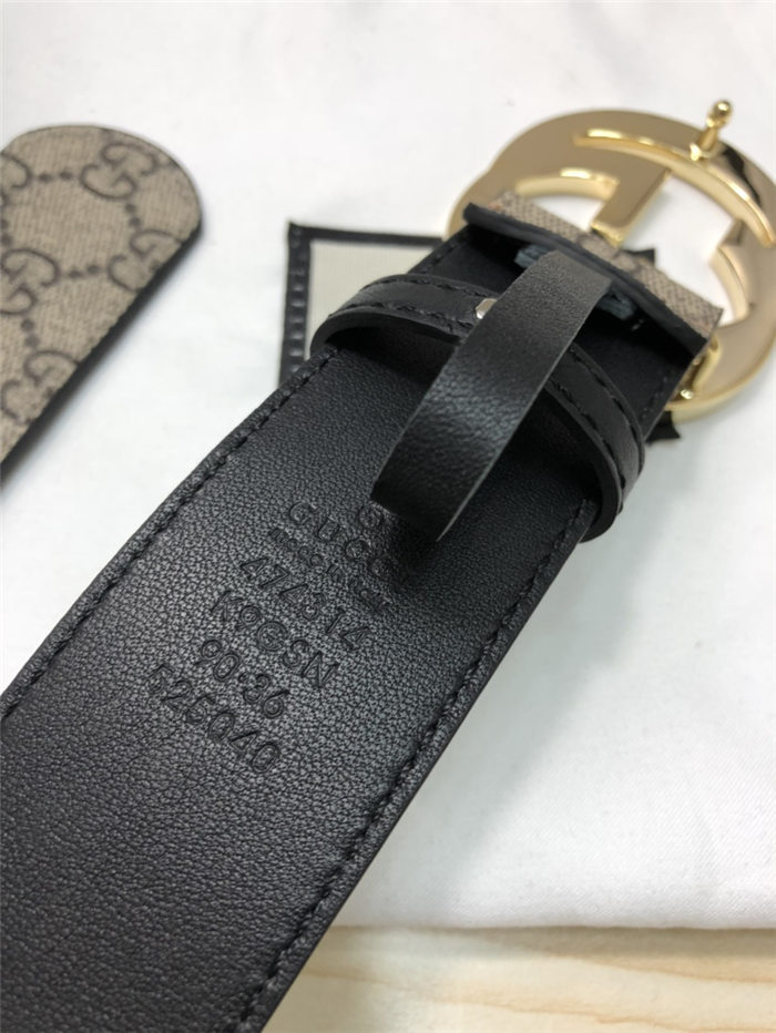 Gucci GG Supreme belt with G buckle 38mm High