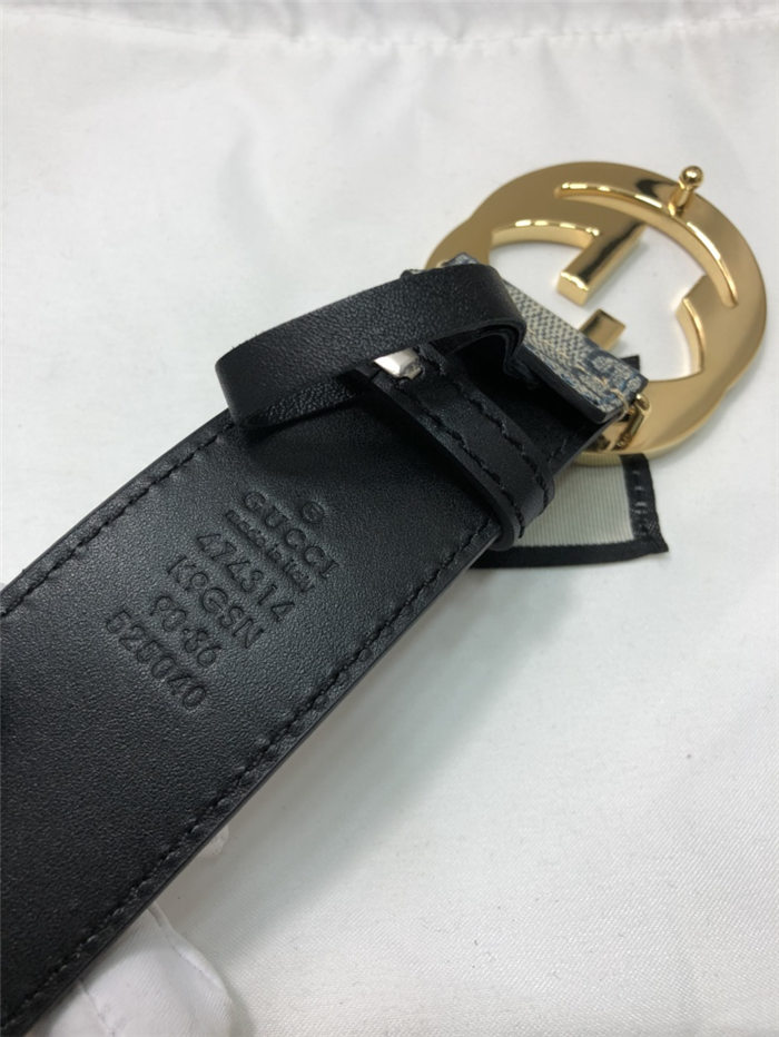 Gucci GG Supreme belt with G buckle 38mm High