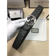 Gucci GG Supreme belt with G buckle 38mm High