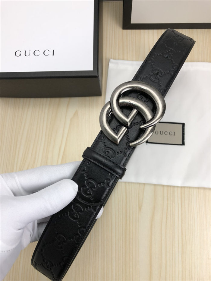 Gucci Signature belt with Double G buckle 38mm High