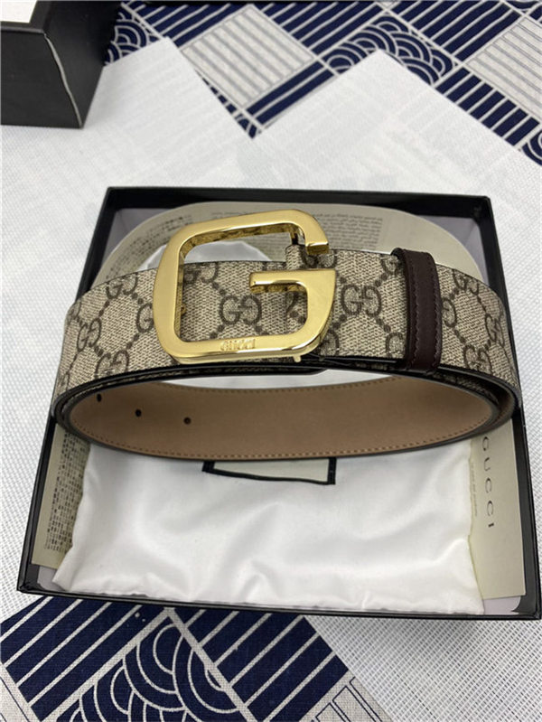 Gucci GG Supreme belt with G buckle 38mm High