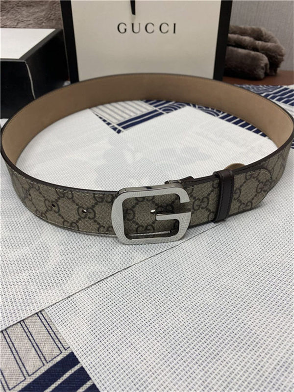 Gucci GG Supreme belt with G buckle 38mm High