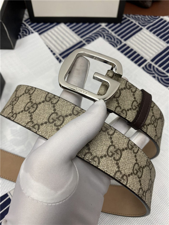 Gucci GG Supreme belt with G buckle 38mm High