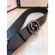 Gucci Leather belt with interlocking G buckle 38mm High