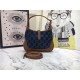 Jackie 1961 mini shoulder bag jacquard denim mid