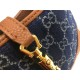 Jackie 1961 mini shoulder bag jacquard denim mid