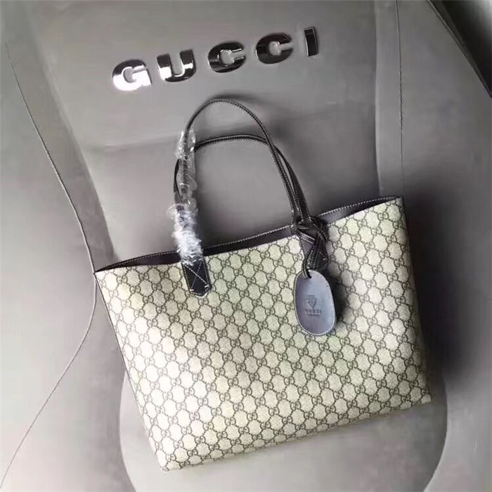 Gucci Reversible GG Tote Black mid