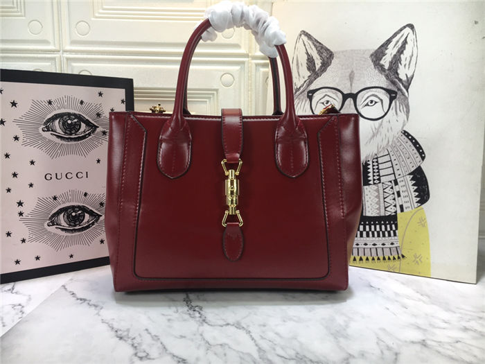 Jackie 1961 medium tote bag Burgundy mid