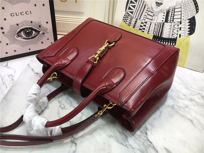 Jackie 1961 medium tote bag Burgundy mid