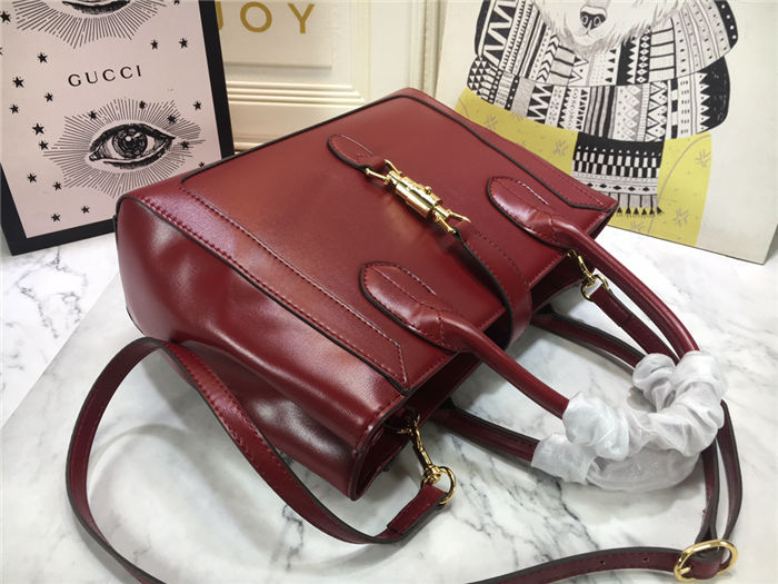 Jackie 1961 medium tote bag Burgundy mid