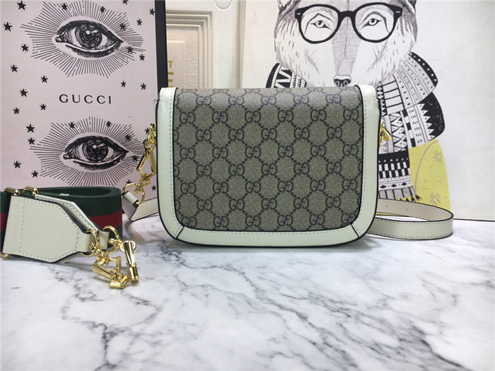 Gucci Horsebit 1955 mini bag White Trim mid