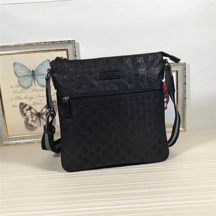 Gucci Crossbody Bag Black Nylon mid