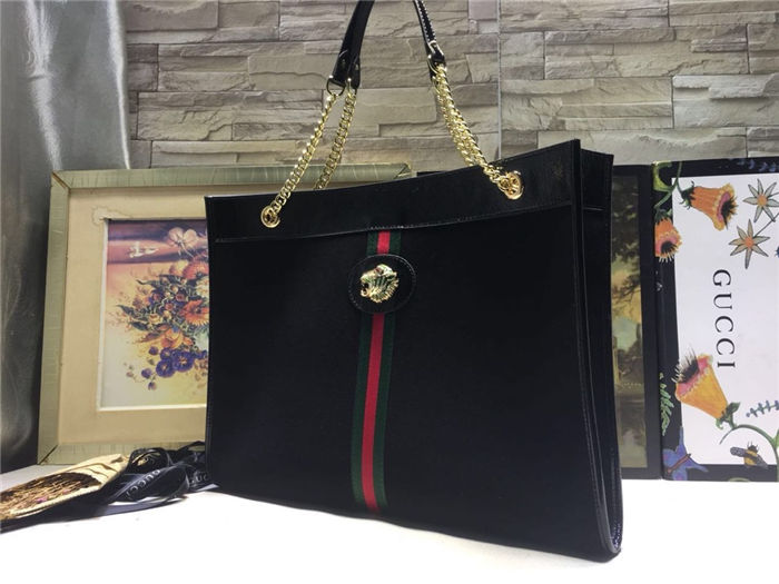 Gucci Rajah GG tote Black Mid