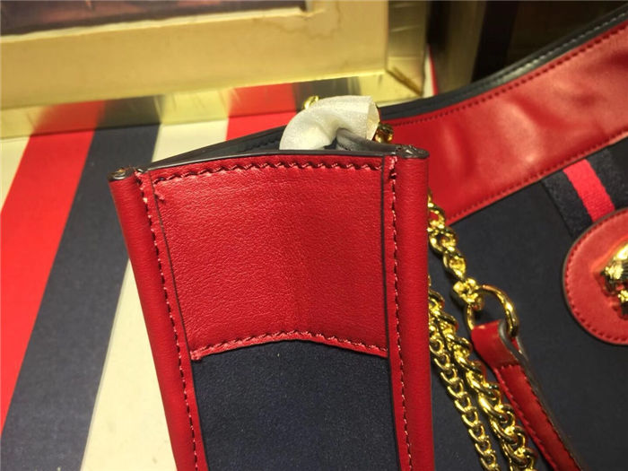 Gucci Rajah GG tote Black-Red Mid