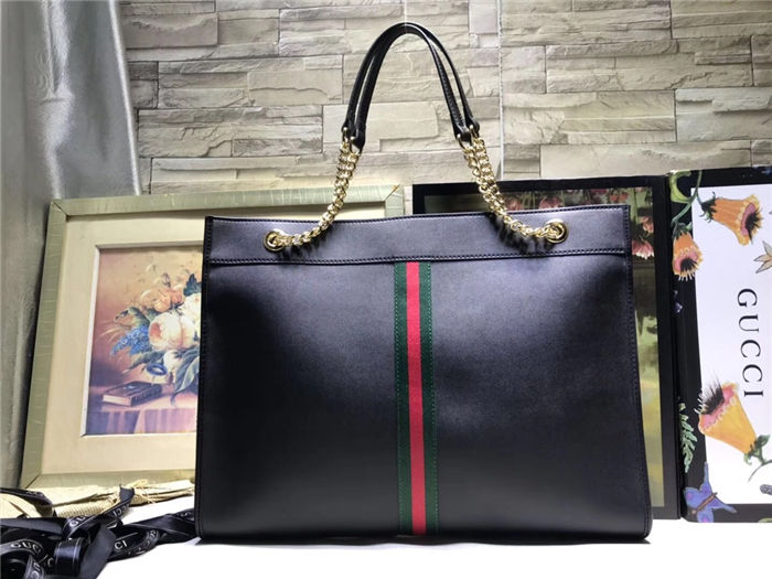 Gucci Rajah GG tote Black Mid