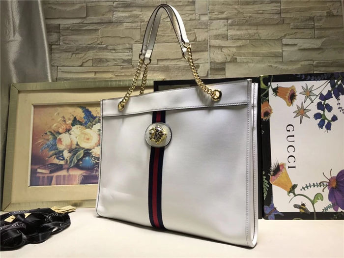 Gucci Rajah GG tote White Mid