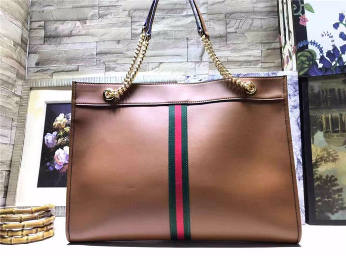 Gucci Rajah GG tote Camel Mid