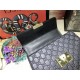 Gucci Padlock GG Supreme top handle bag Black Mid