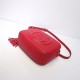 Gucci Soho Small Leather Disco Shoulder Bag 308364 Red High