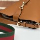 Gucci MINI BUCKET SHOULDER BAG Leather 782908 Brown-Light High