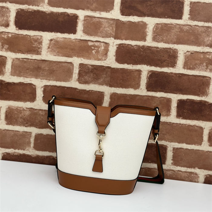 Gucci MINI BUCKET SHOULDER BAG Canvas 782908 Natural High