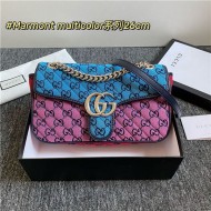 GG Marmont Multicolor Small Shoulder Bag Mid