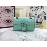 GG Marmont Mini Shoulder Bag Lt-Green Mid