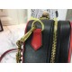 GG Marmont Small Shoulder Bag with Bamboo Black Mid