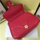 GG Marmont Small Top Handle bag 498110 Red Mid