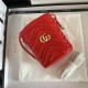 GG Marmont Mini Bucket Bag Red Mid