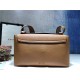 GG Marmont Medium Shoulder Bag Calfskin Caramel Mid